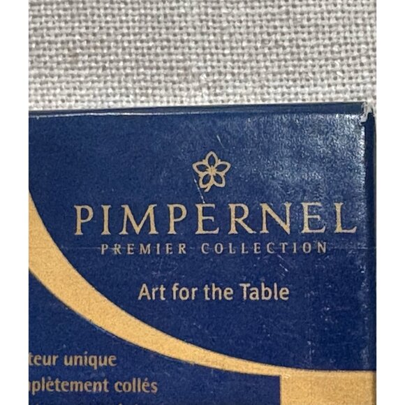 Pimpernel Noel Coasters Set Of 6 Made In England Hotch Potch Cork Back 4” - Picture 4 of 7